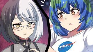 Earth-Chan Meets Moon-Chan