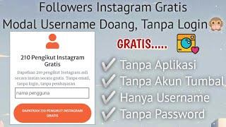 Followers Instagram Gratis Sepuasnya  Buruan dicoba