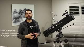 How to use a Telescope A Beginners Guide. Learn to Setup and Use Equatorial Mount.