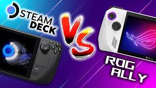 ROG Ally VS Steam Deck Performance Test And The Best Handheld Is..