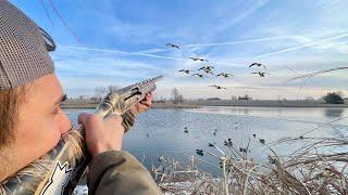 Goose Hunting Late Season Honkers over Small Water 14 MAN LIMIT