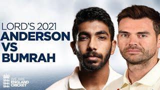 10-Ball Over  Anderson and Bumrah Do Battle At Lords  England v India 2021