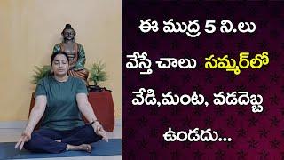 Yoga In Summer In Telugu  Daily Summer Yoga  Divyasanjeevini  in Telugu