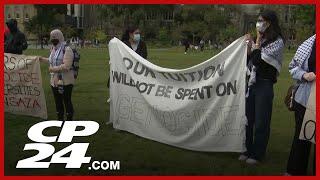 Pro-Palestinian protest at the university of Toronto