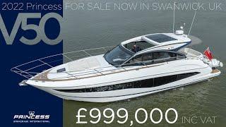 2022 Princess V50 Olive May FOR SALE Now in Swanwick UK