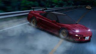 Hojo Spins Out on Tsubaki Line Initial D Fifth Stage