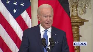 President Biden on Nord Stream 2 Pipeline if Russia Invades Ukraine We will bring an end to it.