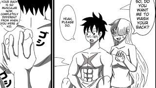 Uta And Luffy Are Dati̇ng Uta Wants To Take A Bath With Luffy