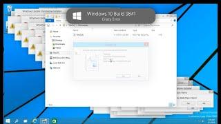 Windows 10 Technical Preview Build 9841 Crazy Error Road to 300 Subs