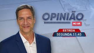 Luís Ernesto Lacombe estreia nesta segunda-feira 28 na RedeTV com o Opinião no Ar