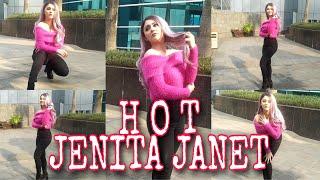 JENITA JANET HOT DAN SEKSI DENGAN BAJU PINK TERBUKA