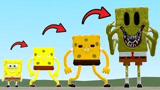 Evolution Of Spongebob To Become A Monster In Garrys Mod