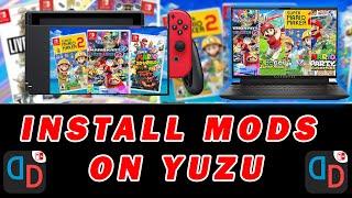 HOW TO INSTALL MODS ON YUZU  EASY METHOD  FASTPLAY 60FPS  NINTENDO SWITCH EMULATOR 2023