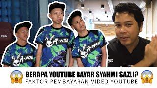 Berapa Youtube Bayar Syahmi Sazli?