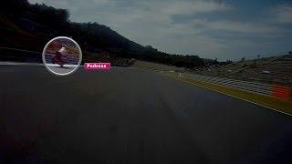 Pedrosas spectacular Motegi practice stoppie