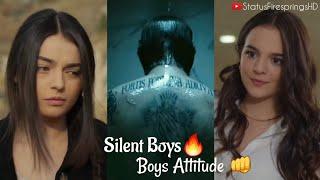 Top-5 Attitude Status Videos Of Single Boys   Silent Boys Attitude WhatsApp Status  Mood Off 