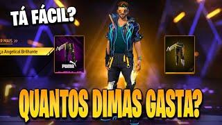 PEGANDO CALÇA ANGELICAL PUMA PEGANDO ANGELICAL DOURADA TORRE DE TOKENS FF - NOVIDADES FREE FIRE