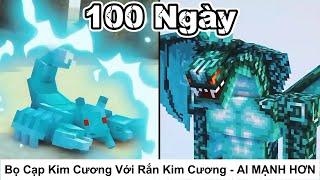 Tóm Tắt 100 Ngày  Bọ Cạp Kim Cương Đối Đầu Rắn Kim Cương - Ai Mới Là Sinh Vật Kim Cương Mạnh Nhất