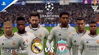 FIFA 24  RONALDO MESSI MBAPPE HAALAND VINI  REAL MADRID vs LIVERPOOL  UCL FINAL