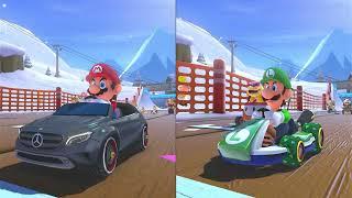 Mario Kart 8 Deluxe  Wave4 All Tracks  2 Player Mario vs Luigi  200 CC  Bulletbill Only Item