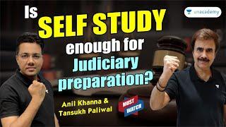 🟢Is Self Study Enough for Judiciary Preparation?  Tansukh Paliwal & Anil Khanna  Linking Laws