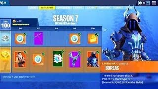 SEASON 7 BATTLE PASS TIER 100 SKIN UNLOCKED Fortnite Battle Royale Season 7