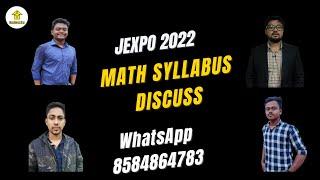 JEXPO 20222023  Details Analysis of Mathematics Syllabus  Easy2Learning