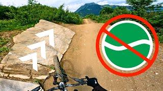 HOW IS THIS A GREEN TRAIL??  CHÂTEL MTB BIKE PARK