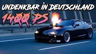 1400PS Supra auf der polnischen Autobahn