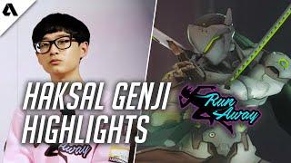 Haksal Genji Highlights  Overwatch APEX Season 1 - RunAway vs Reunited