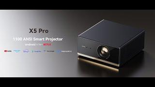 Wanbo X5 Pro Projector-1100 ANSI Smart Projector with Android 11 TV#wanbo #wanbox5pro#EarlyBird