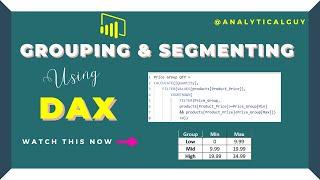 Master Grouping and Segmenting in Power BI with DAX Advanced Tips and Tricks  Measure vs Column
