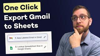 Export Your Gmail Data to Sheets with One Click