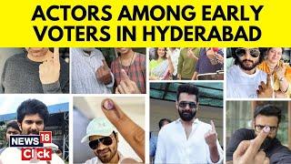 Elections Phase 4  Actors Cast Vote In Hyderabad For Lok Sabha Elections 2024  News18  N18V