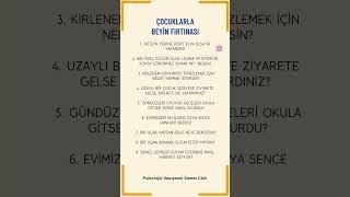 Çocuklarla Beyin Fırtınası #youtubeshorts #keşfet