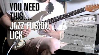 You need to learn this Jazz Fusion Lick