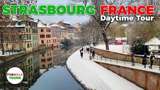 Strasbourg France Day Walking Tour - 4K 60fps - with captions