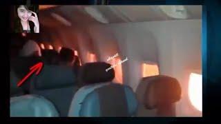 A STRANGE OCCURRENCE SITUATION IN AIRCRAFT THAT CAUGHT FIRE IN THE AIR