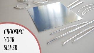 METAL STARTER PACK For Beginner Silversmiths  Choosing Your Silver