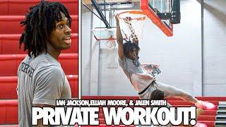 Ian Jackson Elijah Moore & Jalen Nesmith Private Workout w Andre Brown In Atlanta