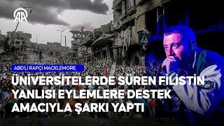 ABDli rapçi Macklemore üniversitelerindeki Filistin yanlısı eylemlere destek amacıyla şarkı yaptı