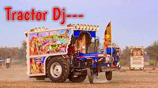 ट्रैक्टर डीजे ने मचाई धूम  Tractor Dj Stunt  ट्रैक्टर डीजे  Mantal Tigar Dj Chittorgarh