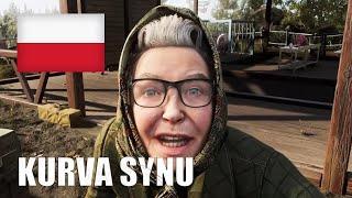 Блять сынуля - Kyrva syn Thirty seconds before  in Polski language  Baba Zina  Atomic Heart