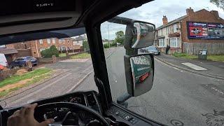 POV DRIVE SCANIA R450 WILLENHALL TO M 6 BIRMINGHAM TRUCKDRIVER UK #93 ASMR