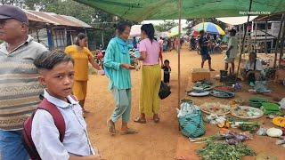 Pasar dayak tamuan di pedalaman kalimantan tengah desa sudan kec cempaga hulu kab kotim