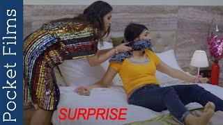 Surprise - A wife reaches her hotel room and finds a girl tied to the bed  Hindi Short Film