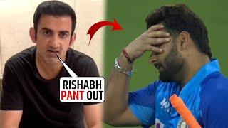 On his First Day Head Coach Gautam Gambhir sacked out Rishabh Pant from Team India