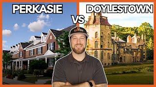 Perkasie PA vs Doylestown PA  Comparing 2 TOP Philadelphia Suburbs