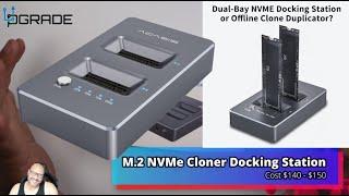 M.2 NVMe Cloner Docking Station