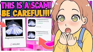 HUGE *SCAM* For The MAGICAL ENCHANTRESS SKIRT Be CAREFUL  Royale High SCAM